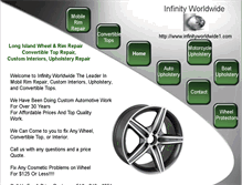 Tablet Screenshot of infinityworldwide1.com